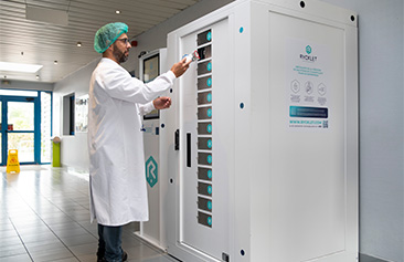 Casier tournant connecté RYCKLET pour DELIFRANCE