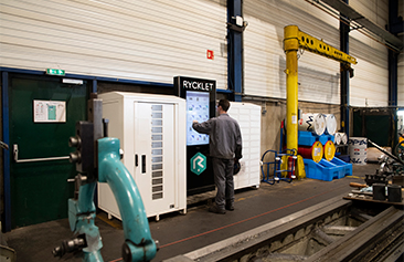 Casier tournant connecté RYCKLET pour SGM
